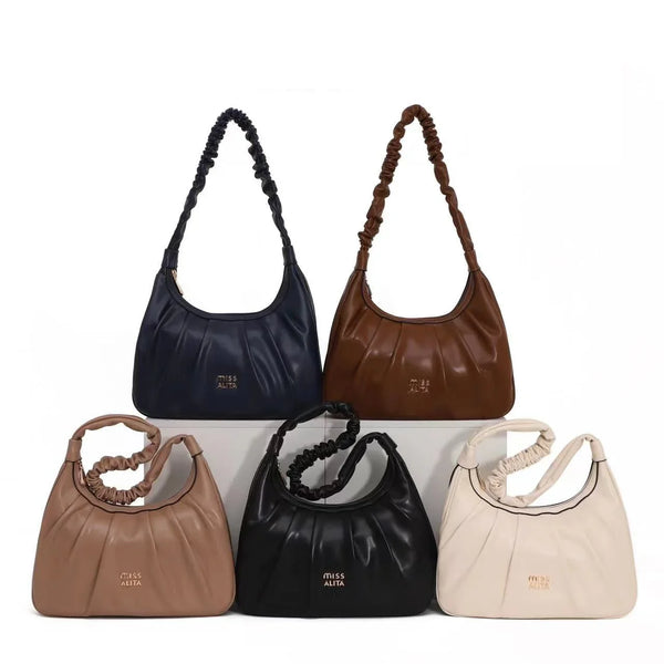 Women Ruched Shoulder Bag